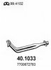 RENAU 7700672783 Exhaust Pipe